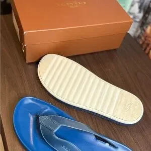 Coach | Shoes | Coach Vibrant Blue Sandals | Poshmark display picture 3